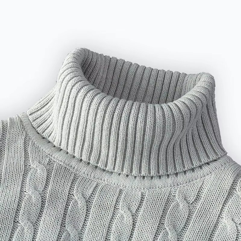 Arctic Cable Knit Turtleneck