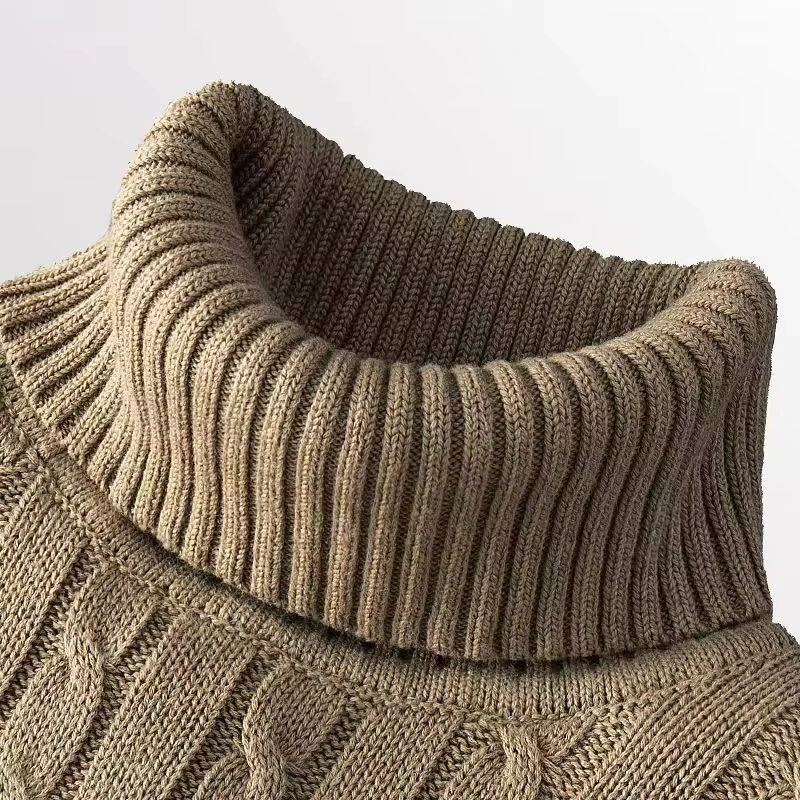 Arctic Cable Knit Turtleneck