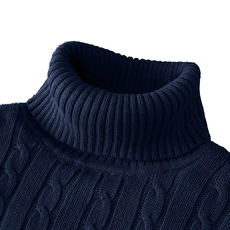 Arctic Cable Knit Turtleneck